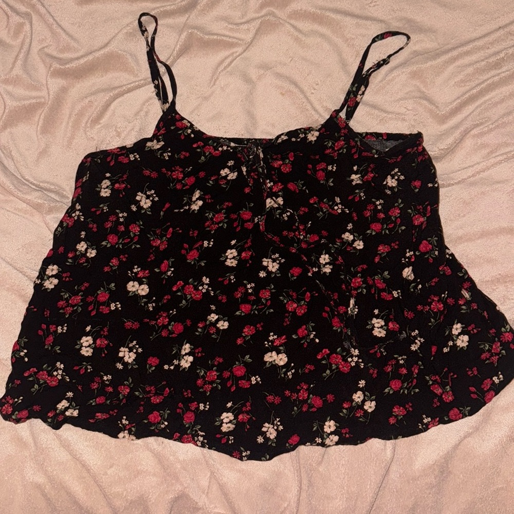 Flower print tank top